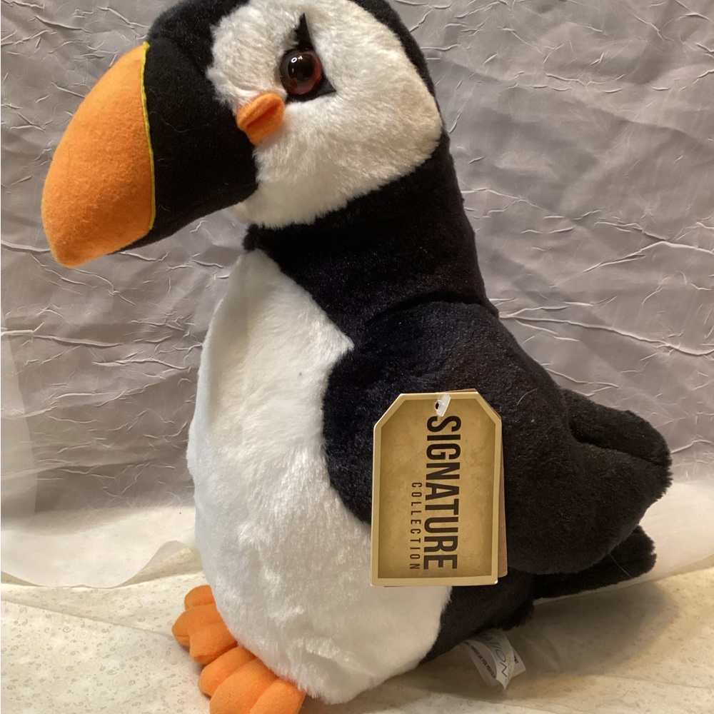 Signature Collection Puffin Stuffed Plush Toy Aurora World NWT Eco Friendly